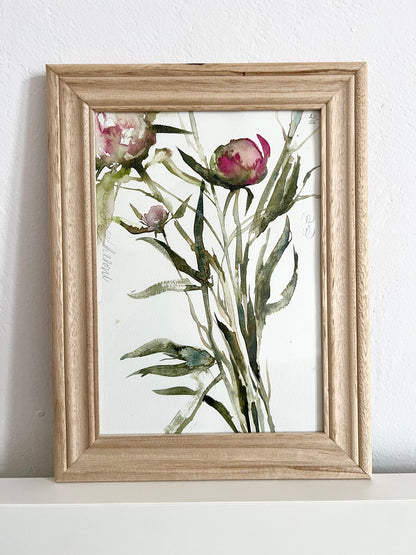 Peony diptich