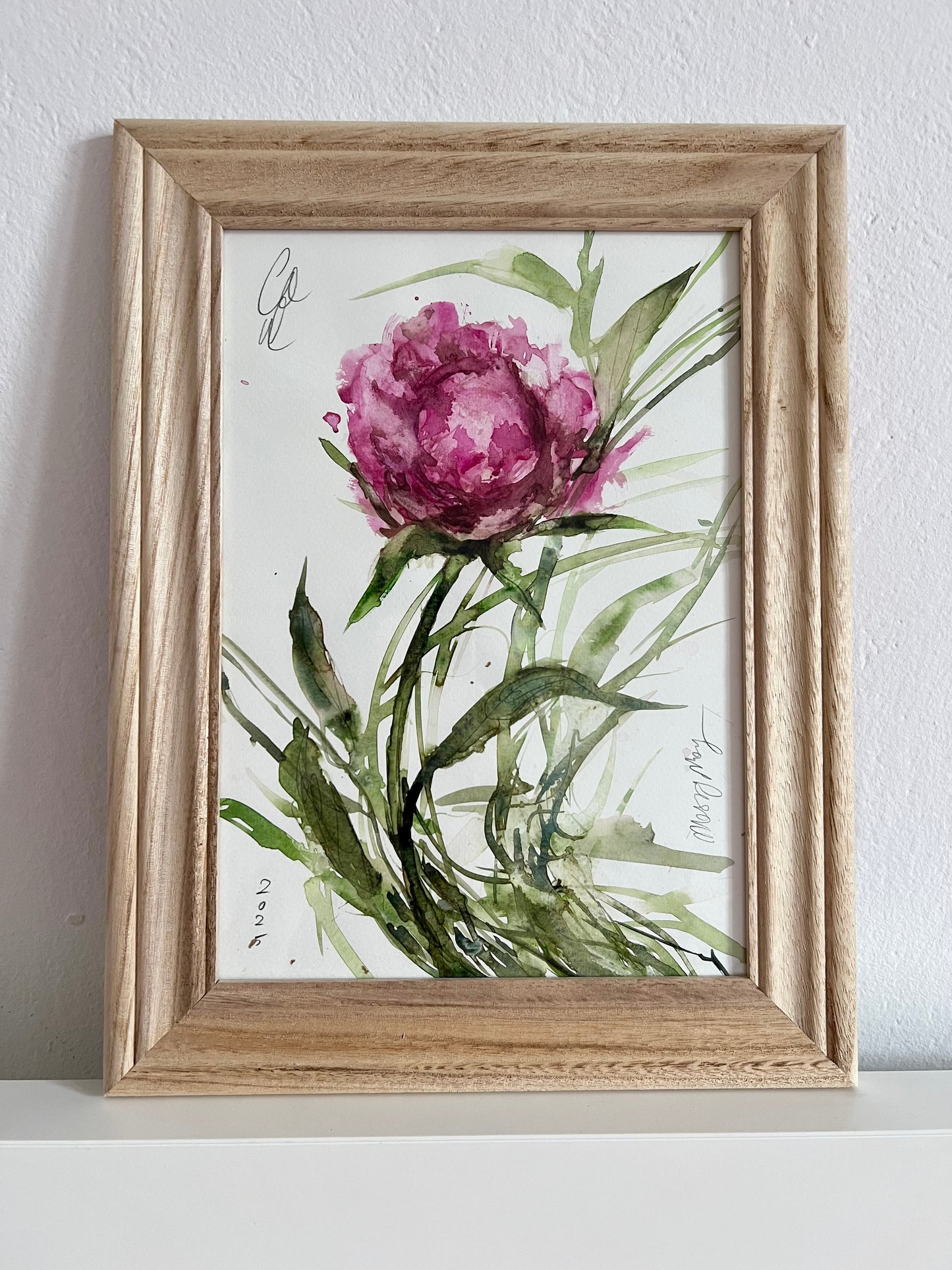 Intense peony