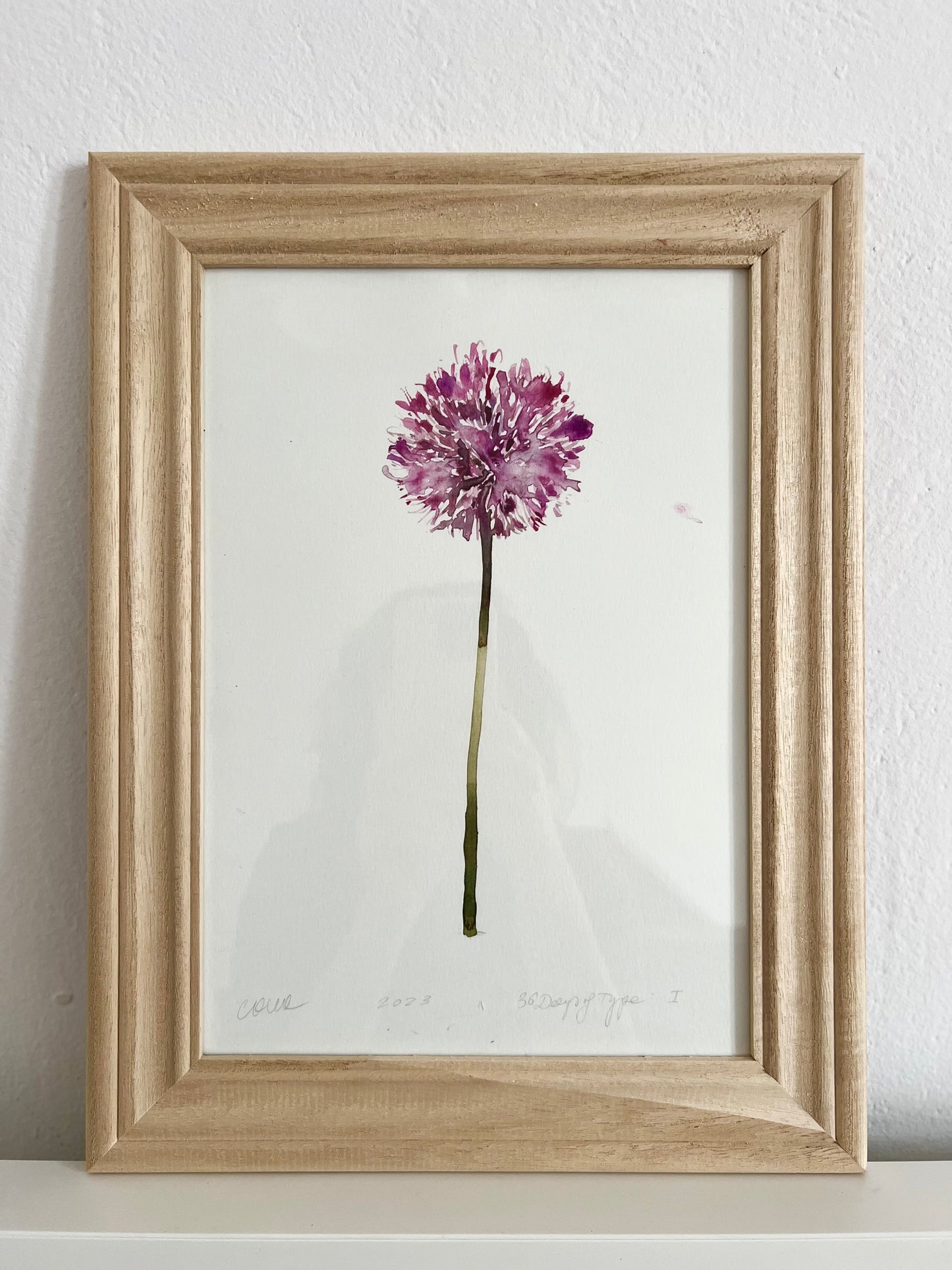 Floral letter „i”